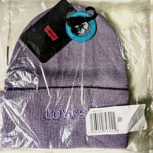 Levi's Wordmark Beanie Dark Purple